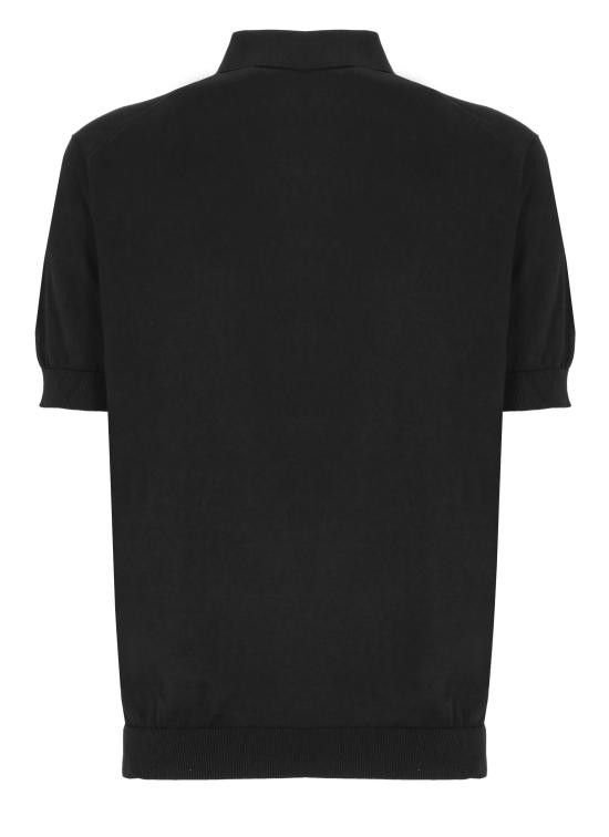 Lardini LARDINI Men Polo Shirts ESLPMC65 ES64020999 Black Size US L / EU 52-54 / 3 - 2 Thumbnail