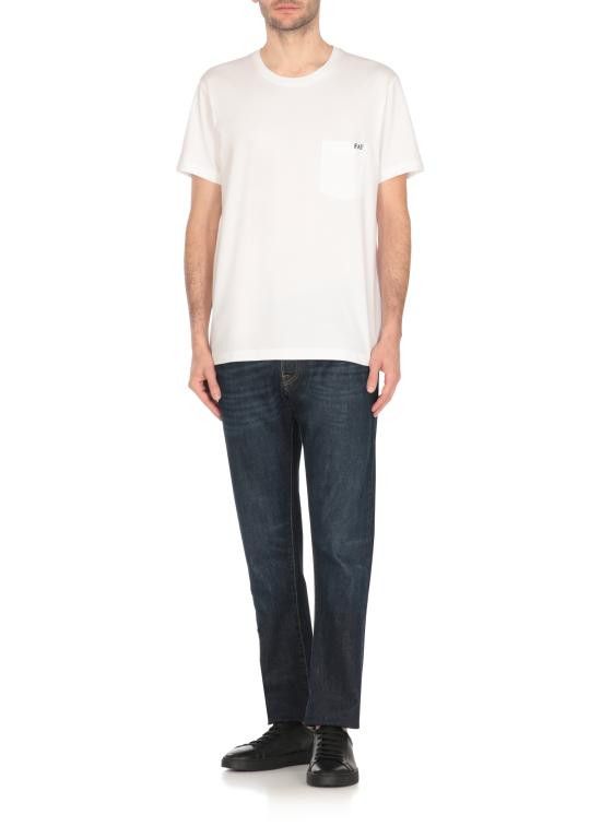 Fay FAY Men T-Shirts NPMB3501280UCX B001 White Size US L / EU 52-54 / 3 - 3 Thumbnail