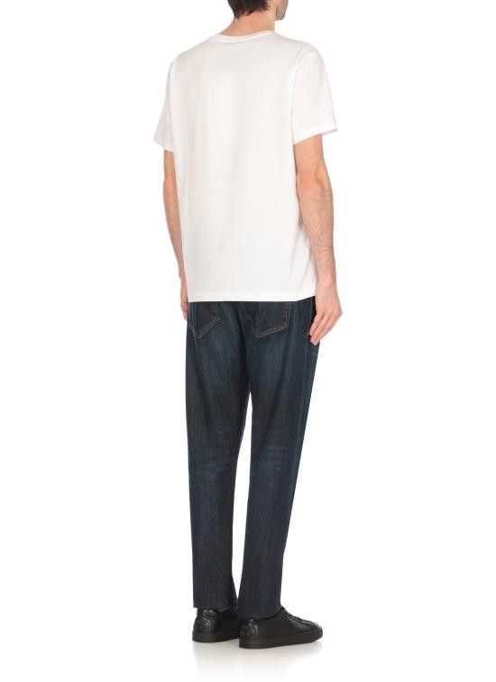 Fay FAY Men T-Shirts NPMB3501280UCX B001 White Size US L / EU 52-54 / 3 - 4 Thumbnail