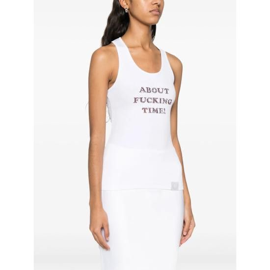 Stella McCartney STELLA MCCARTNEY Women Tops 6J0341 3SPZ92 9000 WHITE Size M / US 6-8 / IT 42-44 - 5 Thumbnail