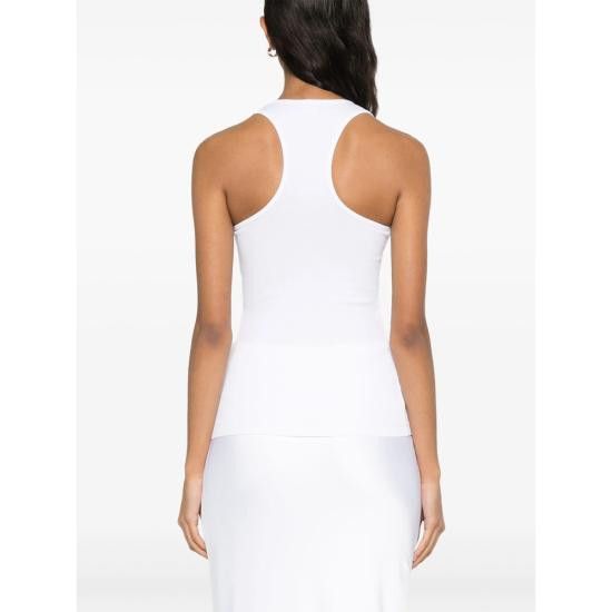 Stella McCartney STELLA MCCARTNEY Women Tops 6J0341 3SPZ92 9000 WHITE Size M / US 6-8 / IT 42-44 - 2 Thumbnail