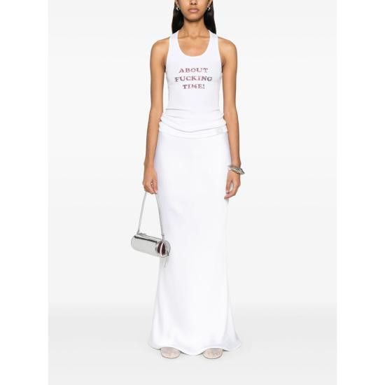 Stella McCartney STELLA MCCARTNEY Women Tops 6J0341 3SPZ92 9000 WHITE Size M / US 6-8 / IT 42-44 - 4 Thumbnail
