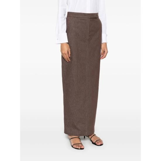 Max Mara MAX MARA Women Mid Skirts PIANOSA 742 002 BROWN Size 26" / US 2 / IT 38 - 5 Thumbnail