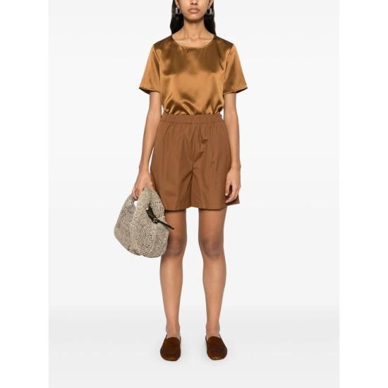 Max Mara MAX MARA Women Shorts & Burmudas HAWAY 190 034 BROWN Size 26" / US 2 / IT 38 - 4 Thumbnail