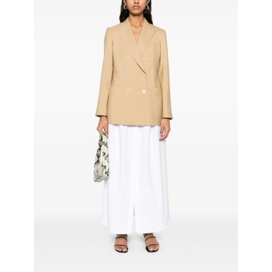 Max Mara MAX MARA Women Long Skirts ALCADE1234 001 WHITE Size 27" / US 4 / IT 40 - 3 Thumbnail