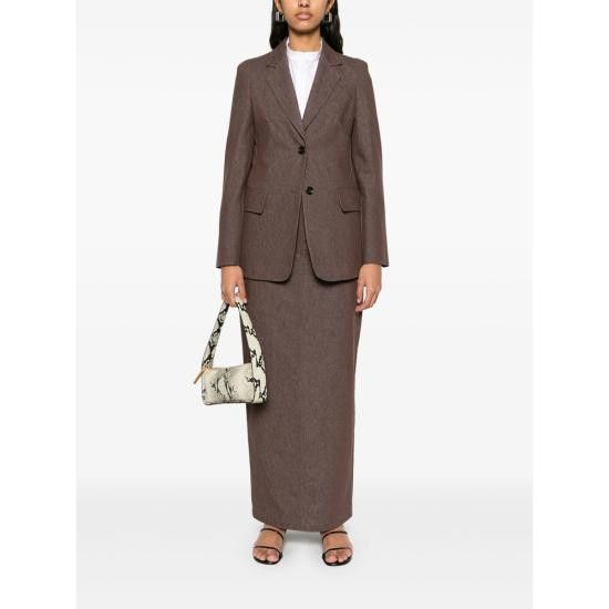 Max Mara MAX MARA Women Suit Jackets AGGUATI 742 002 BROWN Size S / US 4 / IT 40 - 5 Thumbnail