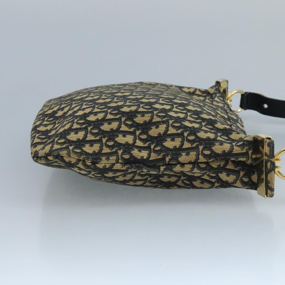 Dior Trotter Navy Canvas Shoulder Bag (Pre-Owned) Size ONE SIZE - 3 Thumbnail