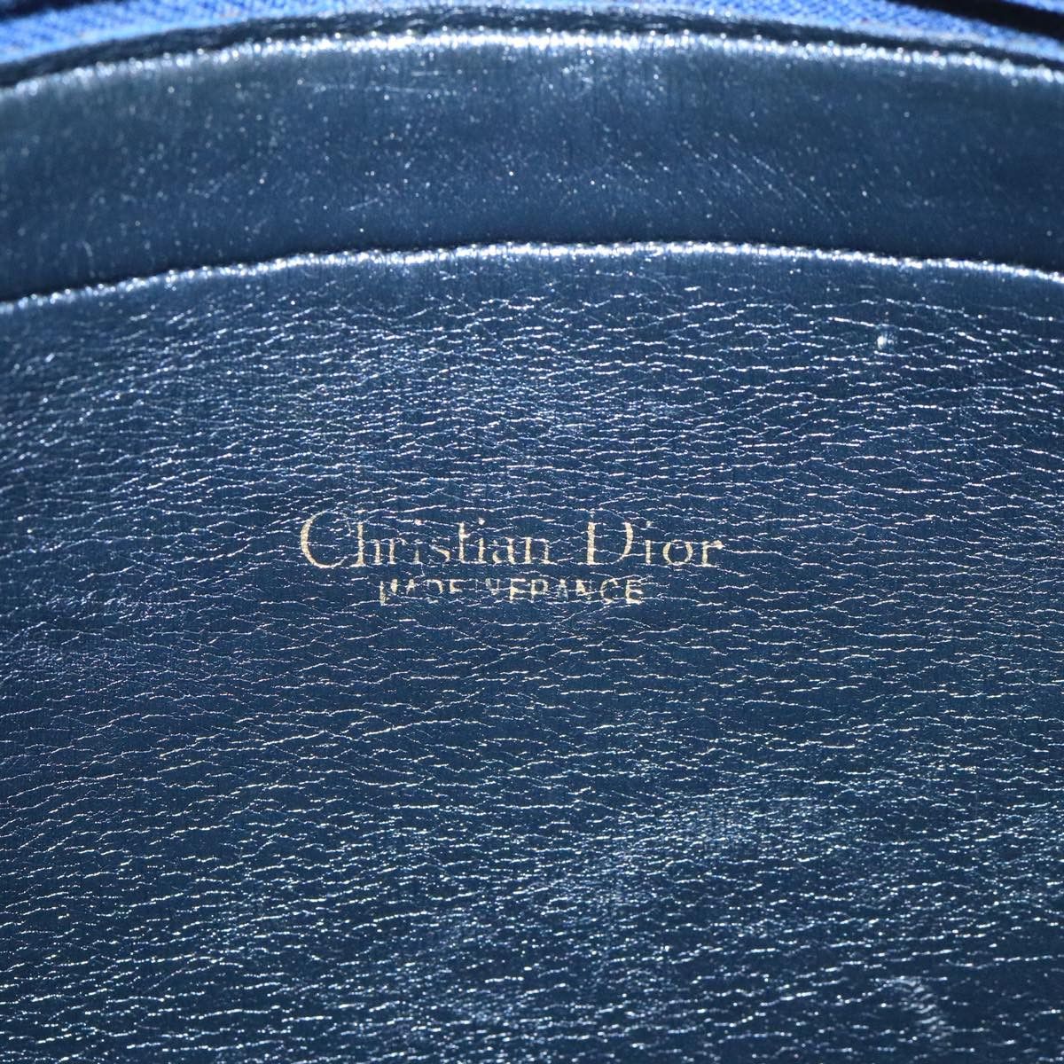 Dior Trotter Navy Canvas Shoulder Bag (Pre-Owned) Size ONE SIZE - 13 Thumbnail