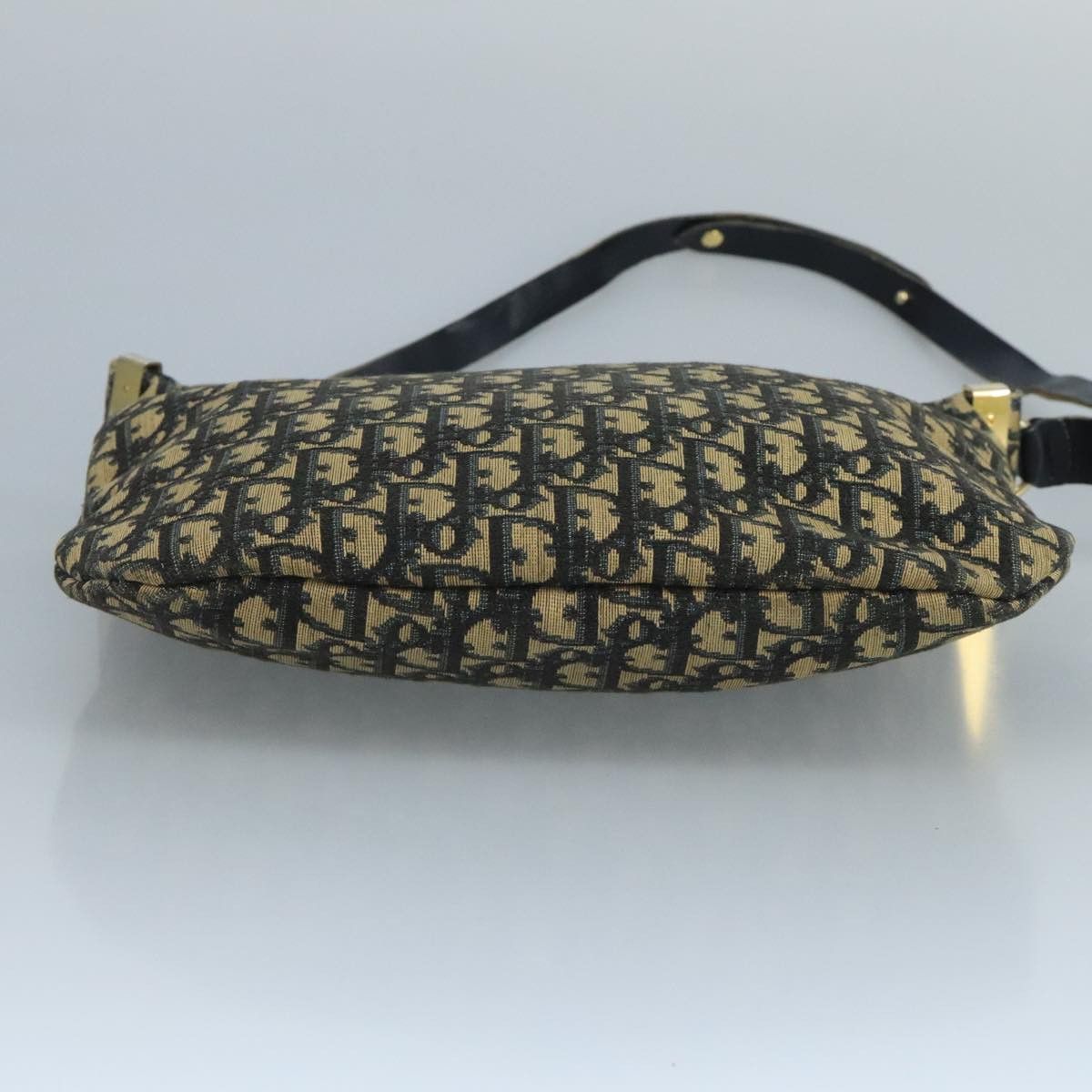 Dior Trotter Navy Canvas Shoulder Bag (Pre-Owned) Size ONE SIZE - 17 Thumbnail