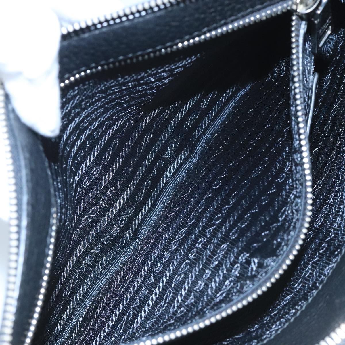 Prada Triangle Logo Black Leather Clutch Bag (Pre-Owned) Size ONE SIZE - 20 Thumbnail