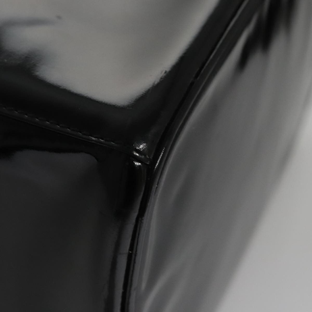 Chanel Vanity Black Patent Leather Clutch Bag (Pre-Owned) Size ONE SIZE - 7 Thumbnail