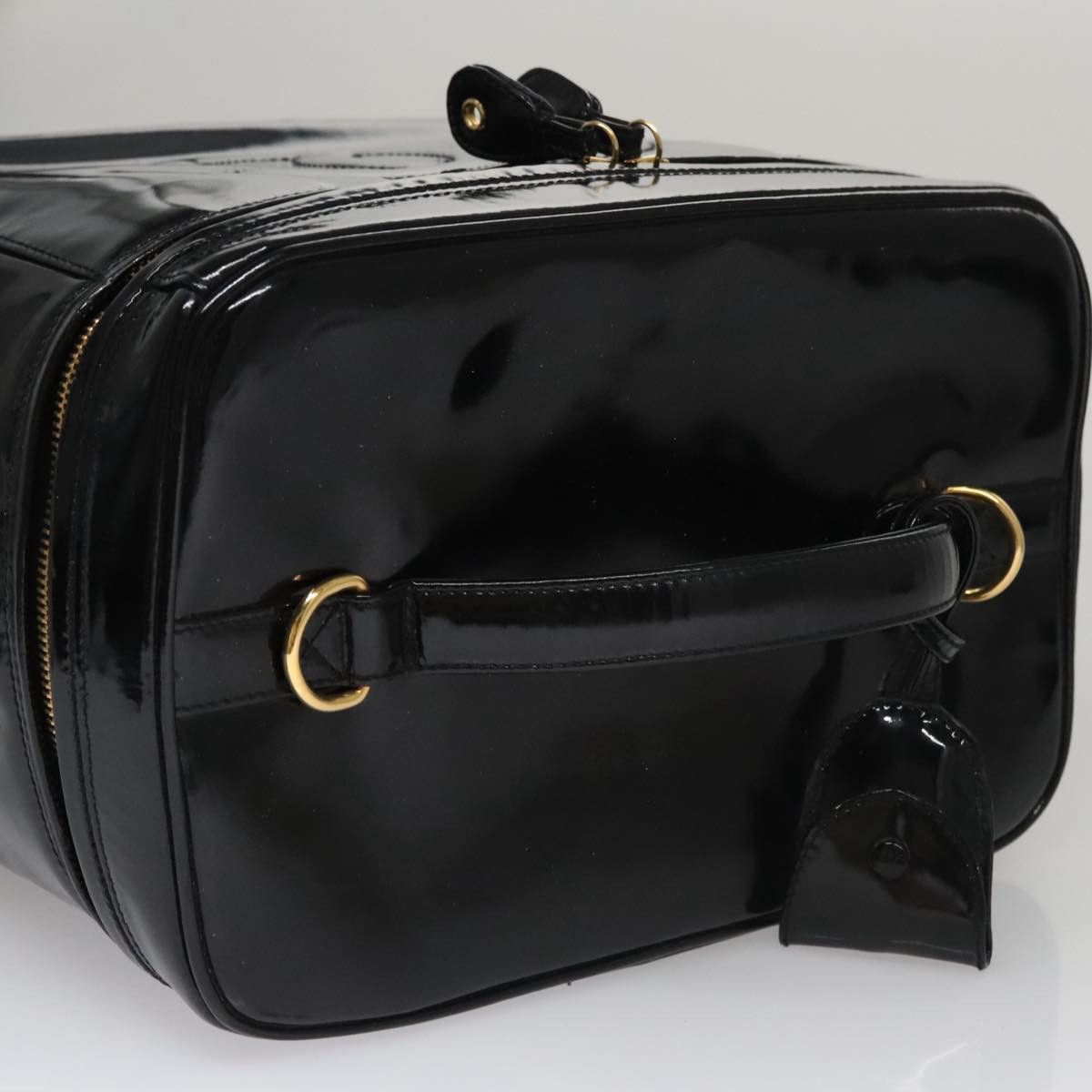 Chanel Vanity Black Patent Leather Clutch Bag (Pre-Owned) Size ONE SIZE - 19 Thumbnail