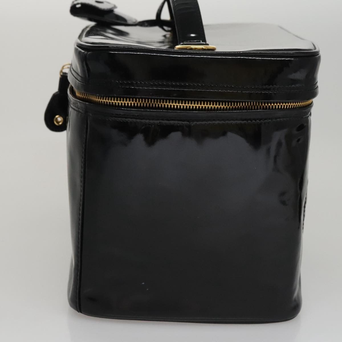 Chanel Vanity Black Patent Leather Clutch Bag (Pre-Owned) Size ONE SIZE - 3 Thumbnail