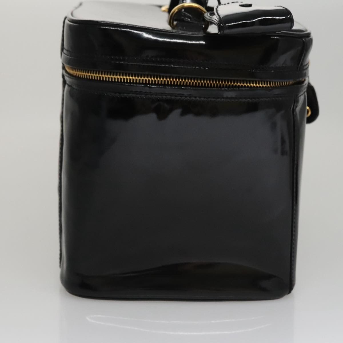 Chanel Vanity Black Patent Leather Clutch Bag (Pre-Owned) Size ONE SIZE - 4 Thumbnail