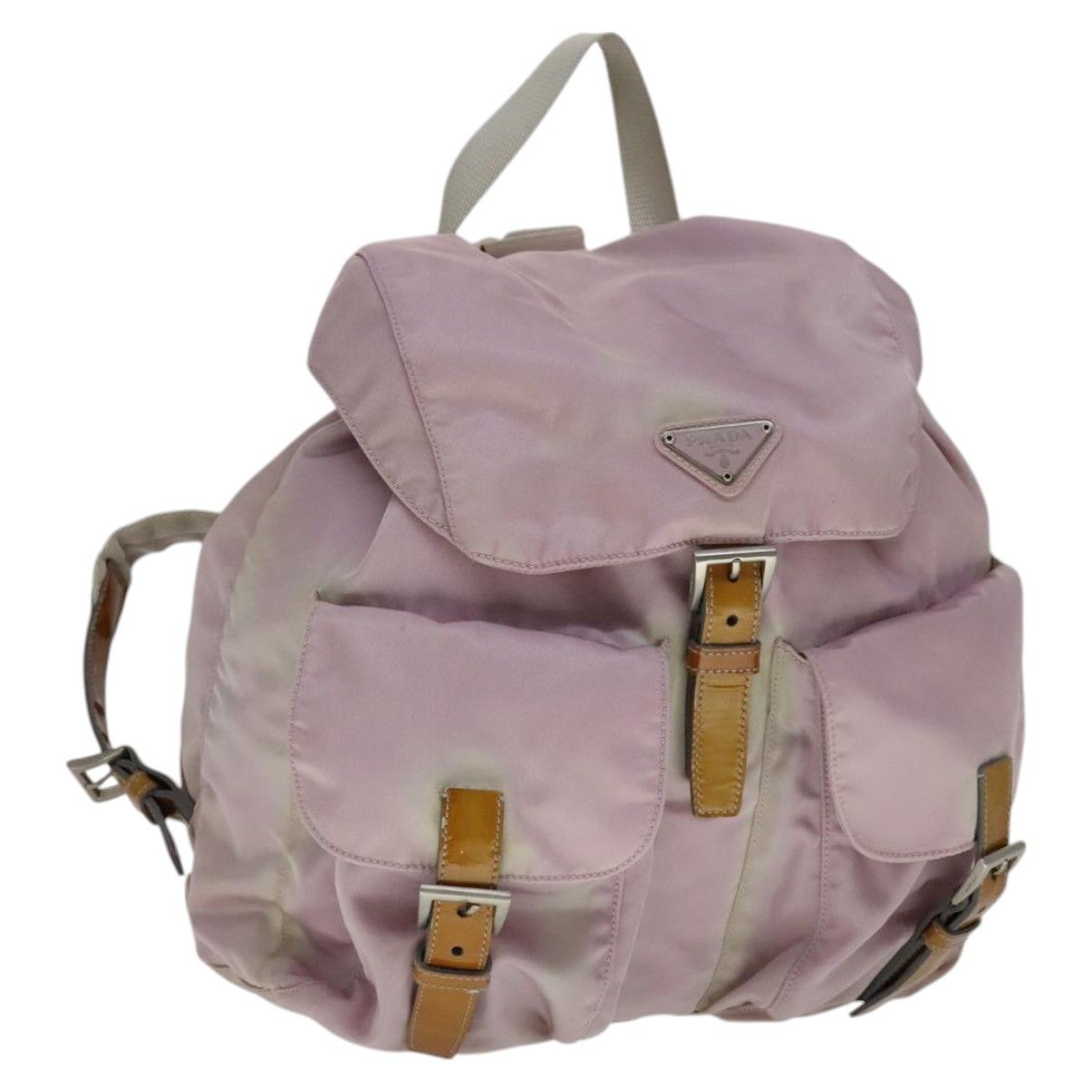 Prada Re-Nylon Pink Synthetic Backpack Bag (Pre-Owned) Size ONE SIZE - 14 Thumbnail