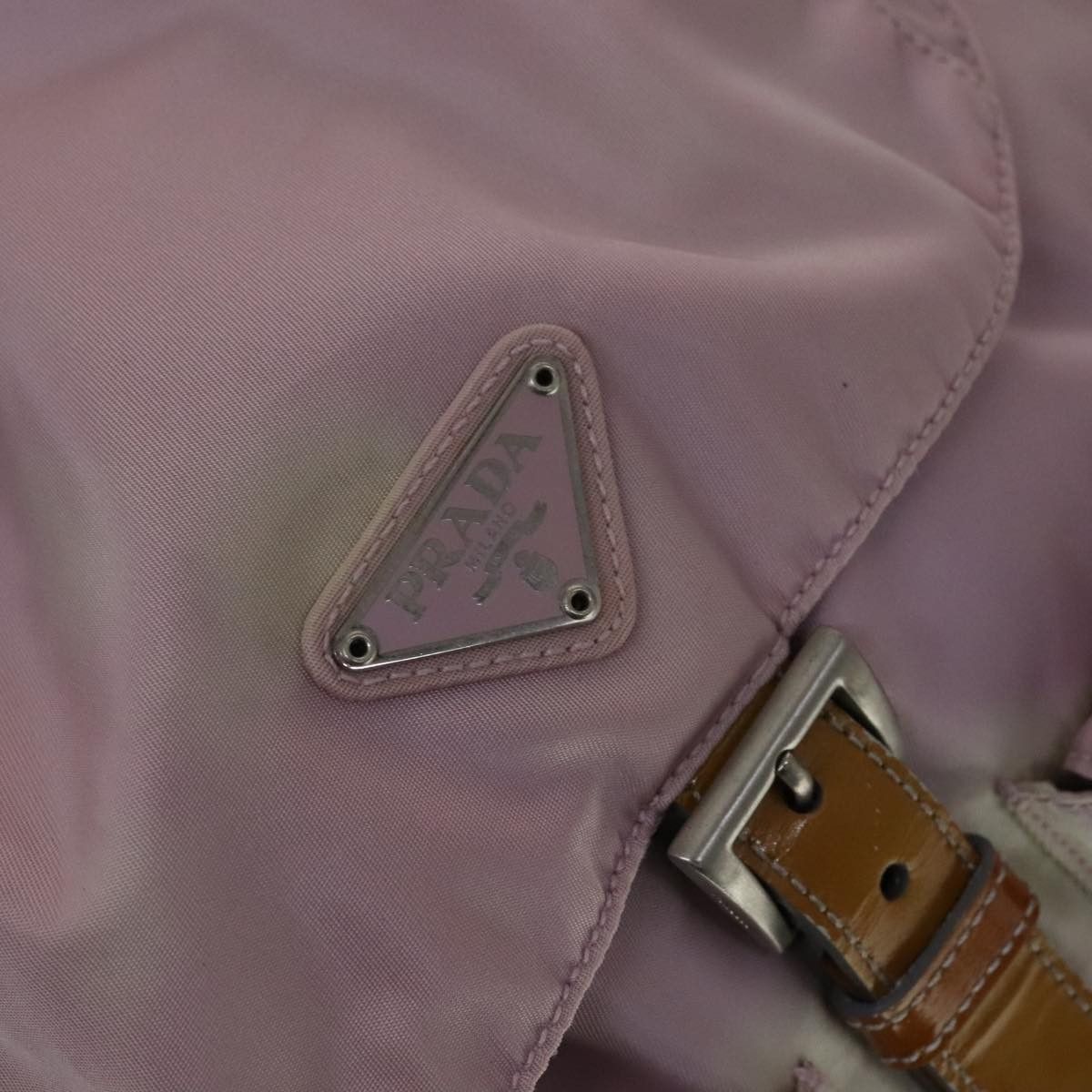 Prada Re-Nylon Pink Synthetic Backpack Bag (Pre-Owned) Size ONE SIZE - 19 Thumbnail