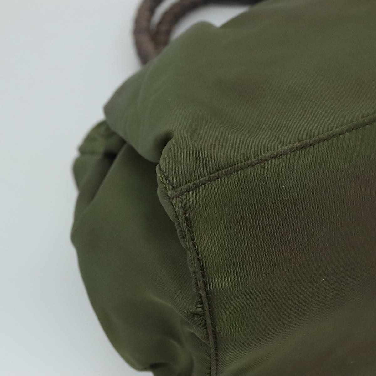 Prada Tessuto Khaki Synthetic Handbag (Pre-Owned) Size ONE SIZE - 8 Thumbnail