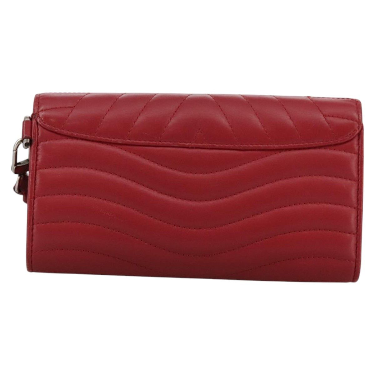 Louis Vuitton New Wave Red Leather Wallet (Pre-Owned) Size ONE SIZE - 2 Thumbnail