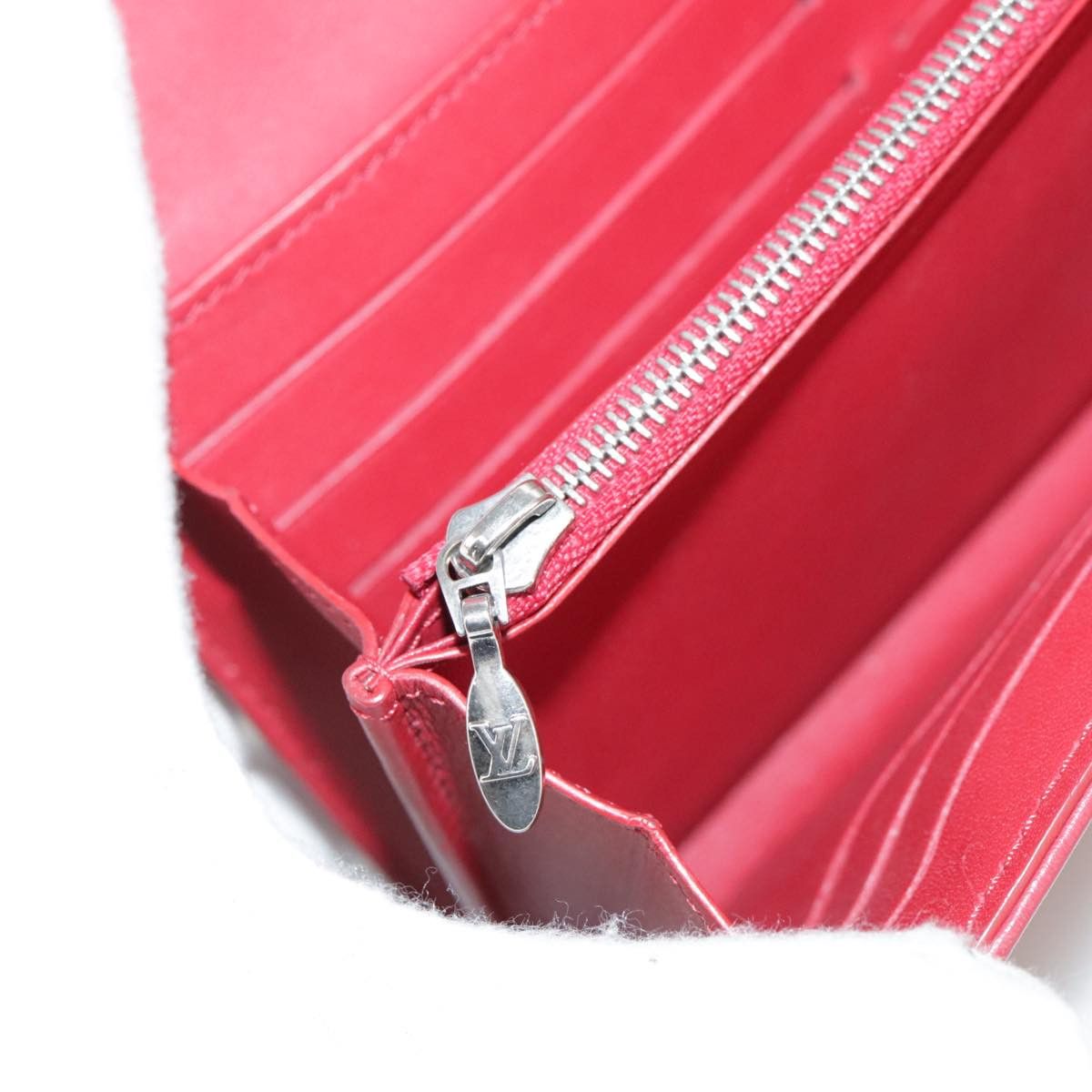 Louis Vuitton New Wave Red Leather Wallet (Pre-Owned) Size ONE SIZE - 9 Thumbnail