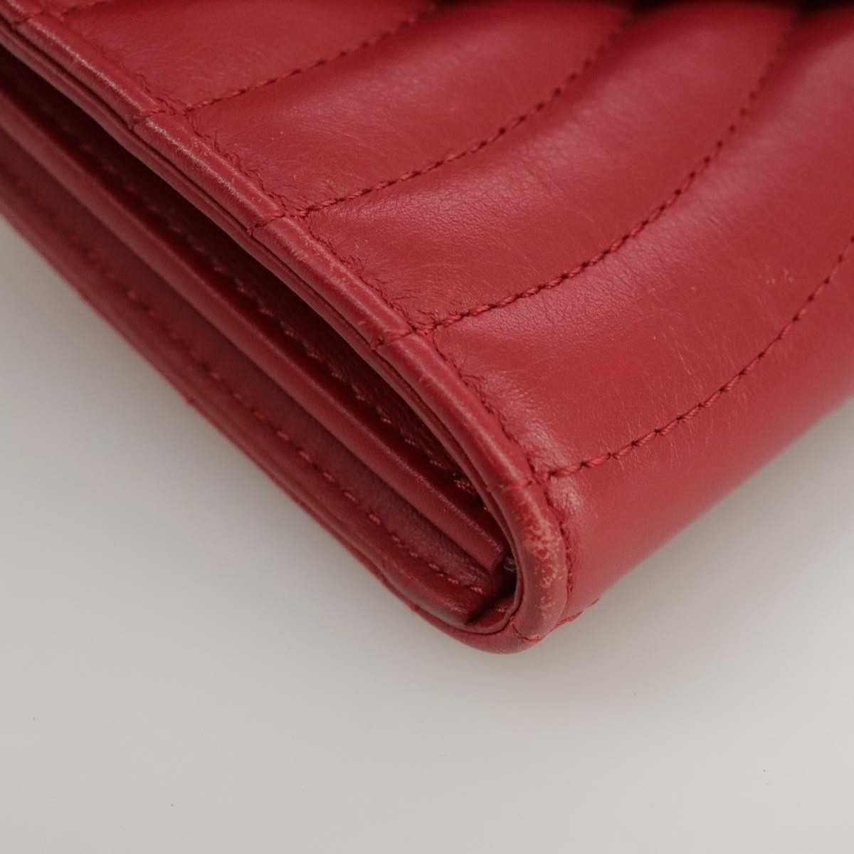 Louis Vuitton New Wave Red Leather Wallet (Pre-Owned) Size ONE SIZE - 5 Thumbnail