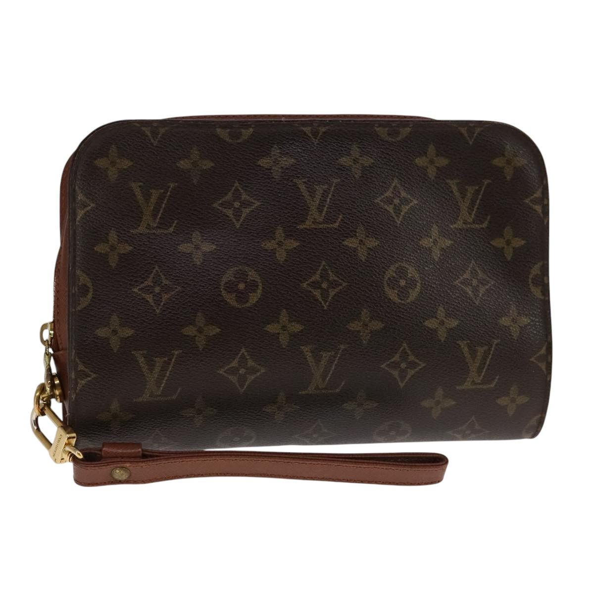 Louis Vuitton Orsay Brown Canvas Clutch Bag (Pre-Owned) Size ONE SIZE - 14 Thumbnail