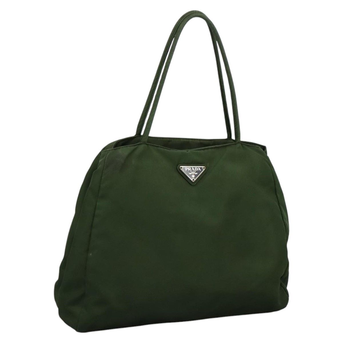 Prada Tessuto Khaki Synthetic Handbag (Pre-Owned) Size ONE SIZE - 16 Thumbnail