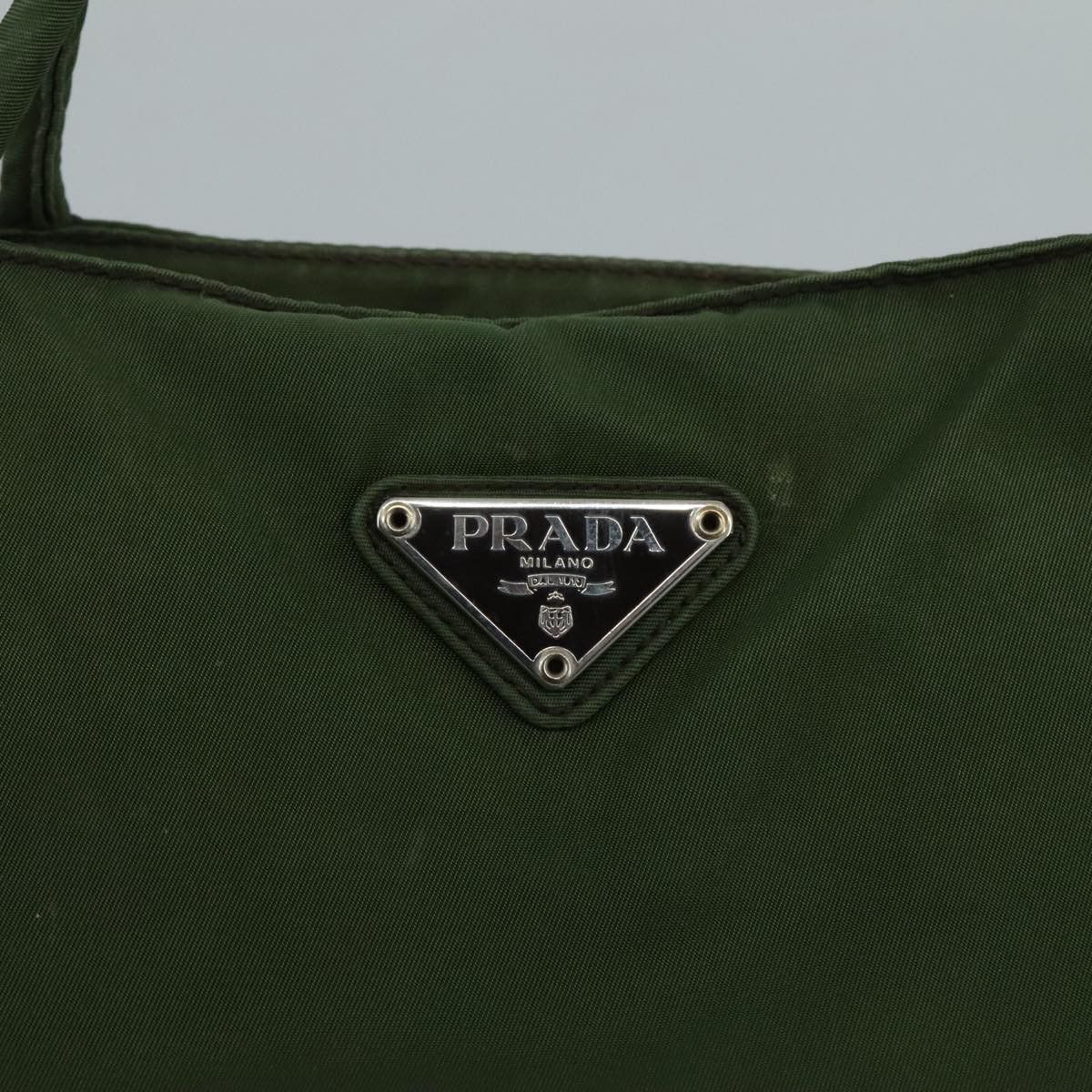 Prada Tessuto Khaki Synthetic Handbag (Pre-Owned) Size ONE SIZE - 19 Thumbnail