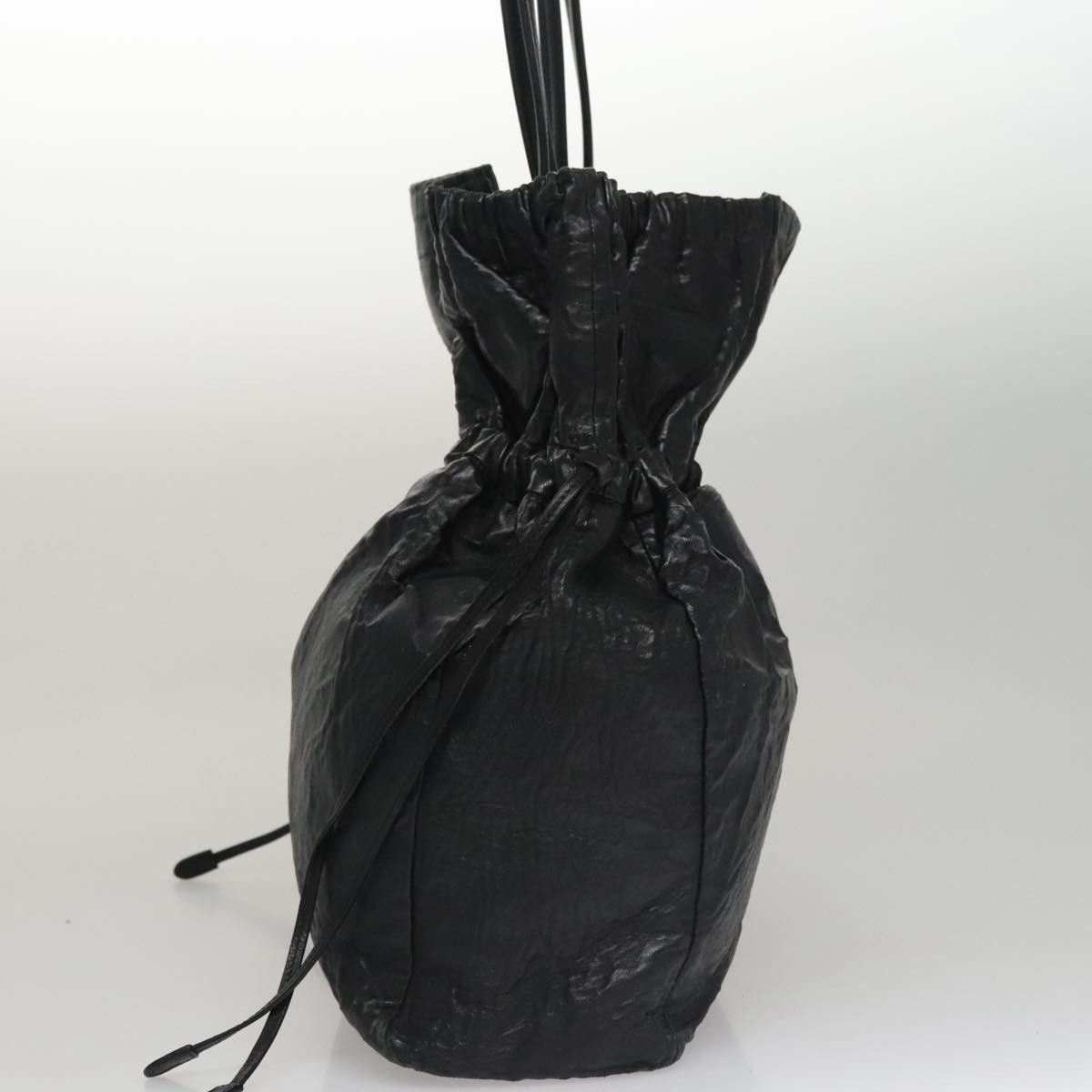 Prada Black Leather Tote Bag (Pre-Owned) Size ONE SIZE - 3 Thumbnail