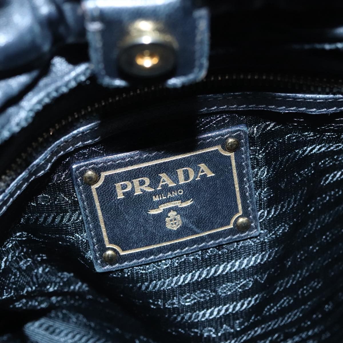 Prada Black Leather Tote Bag (Pre-Owned) Size ONE SIZE - 16 Thumbnail
