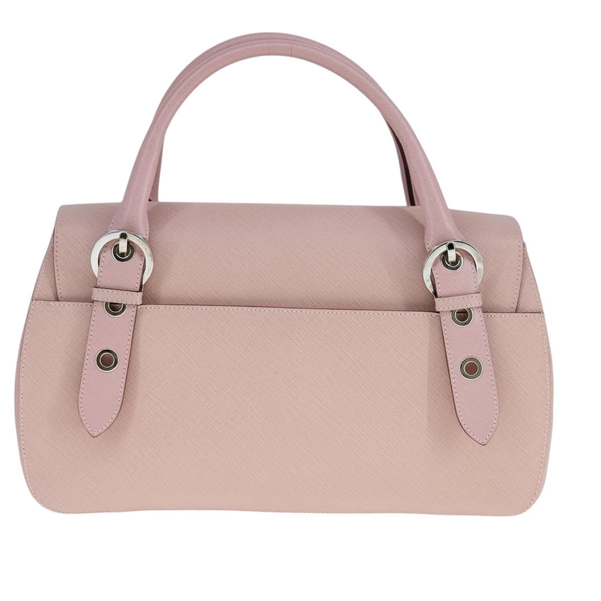 Salvatore Ferragamo Gancini Pink Leather Handbag (Pre-Owned) Size ONE SIZE - 2 Thumbnail