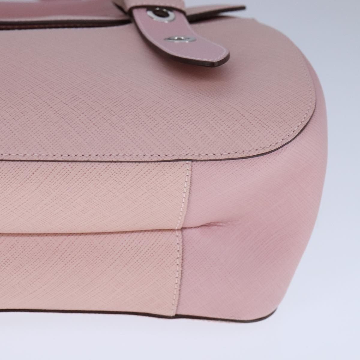 Salvatore Ferragamo Gancini Pink Leather Handbag (Pre-Owned) Size ONE SIZE - 8 Thumbnail