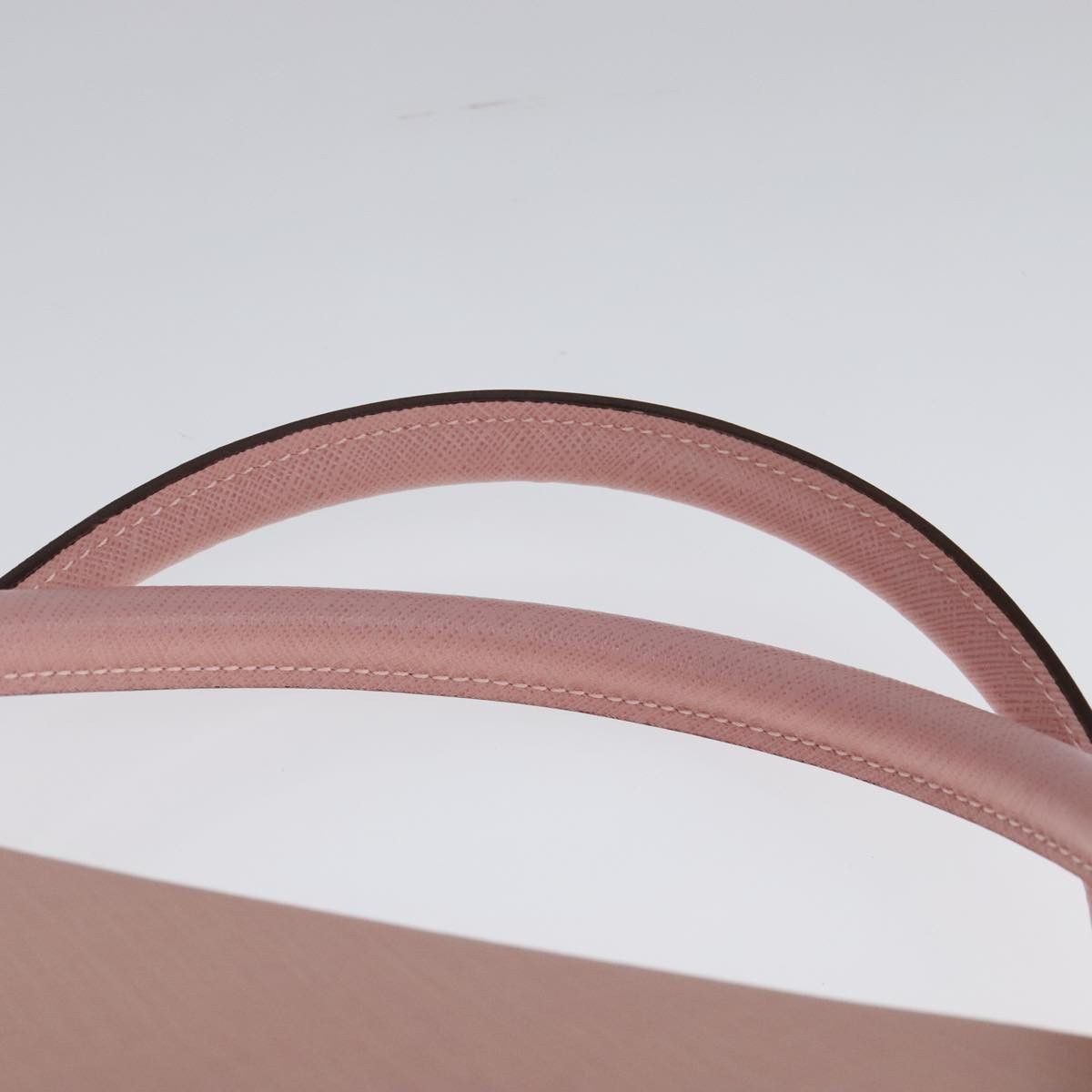 Salvatore Ferragamo Gancini Pink Leather Handbag (Pre-Owned) Size ONE SIZE - 6 Thumbnail
