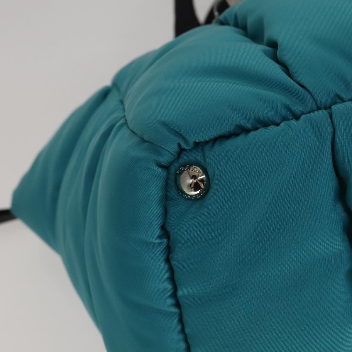 Prada Turquoise Synthetic Handbag (Pre-Owned) Size ONE SIZE - 9 Thumbnail