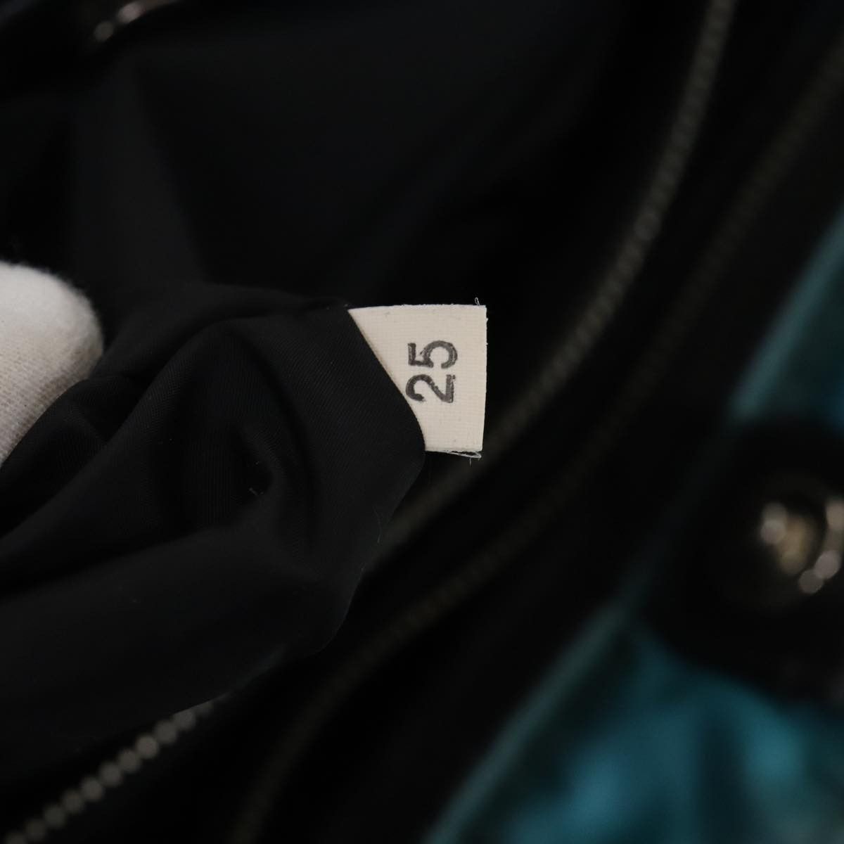 Prada Turquoise Synthetic Handbag (Pre-Owned) Size ONE SIZE - 13 Thumbnail