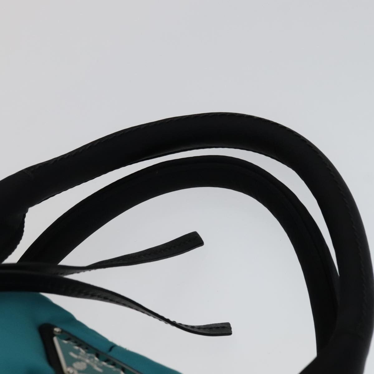 Prada Turquoise Synthetic Handbag (Pre-Owned) Size ONE SIZE - 6 Thumbnail