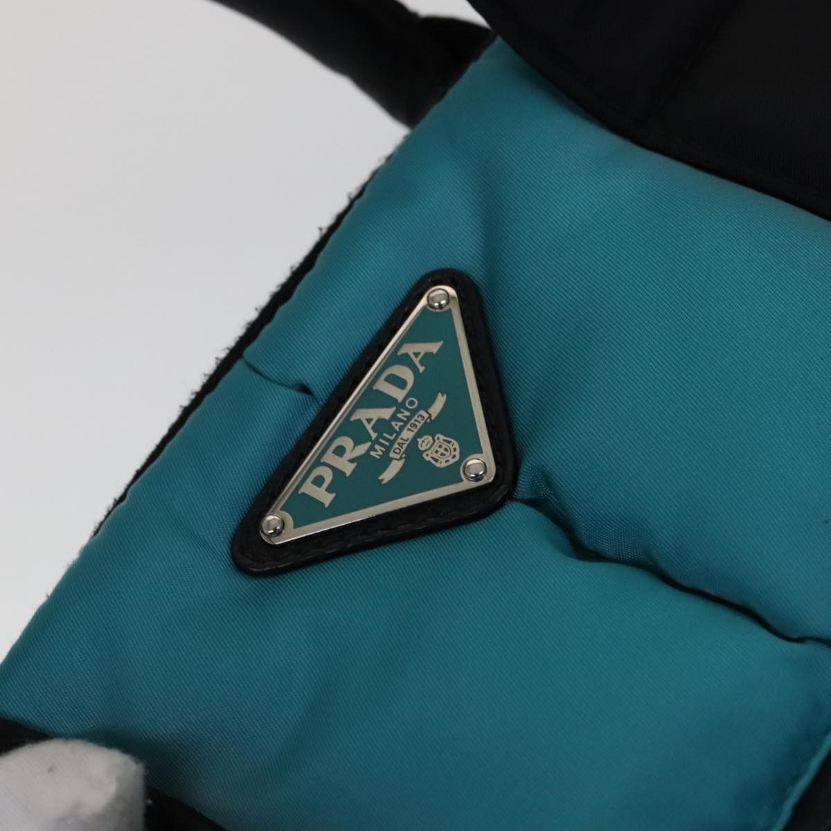 Prada Turquoise Synthetic Handbag (Pre-Owned) Size ONE SIZE - 19 Thumbnail