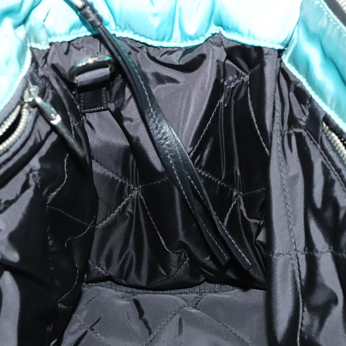 Prada Turquoise Synthetic Handbag (Pre-Owned) Size ONE SIZE - 20 Thumbnail