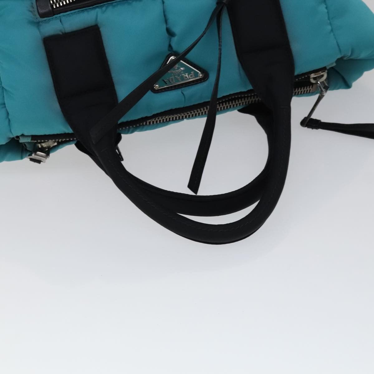 Prada Turquoise Synthetic Handbag (Pre-Owned) Size ONE SIZE - 5 Thumbnail