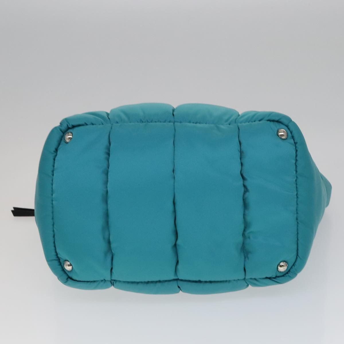 Prada Turquoise Synthetic Handbag (Pre-Owned) Size ONE SIZE - 7 Thumbnail
