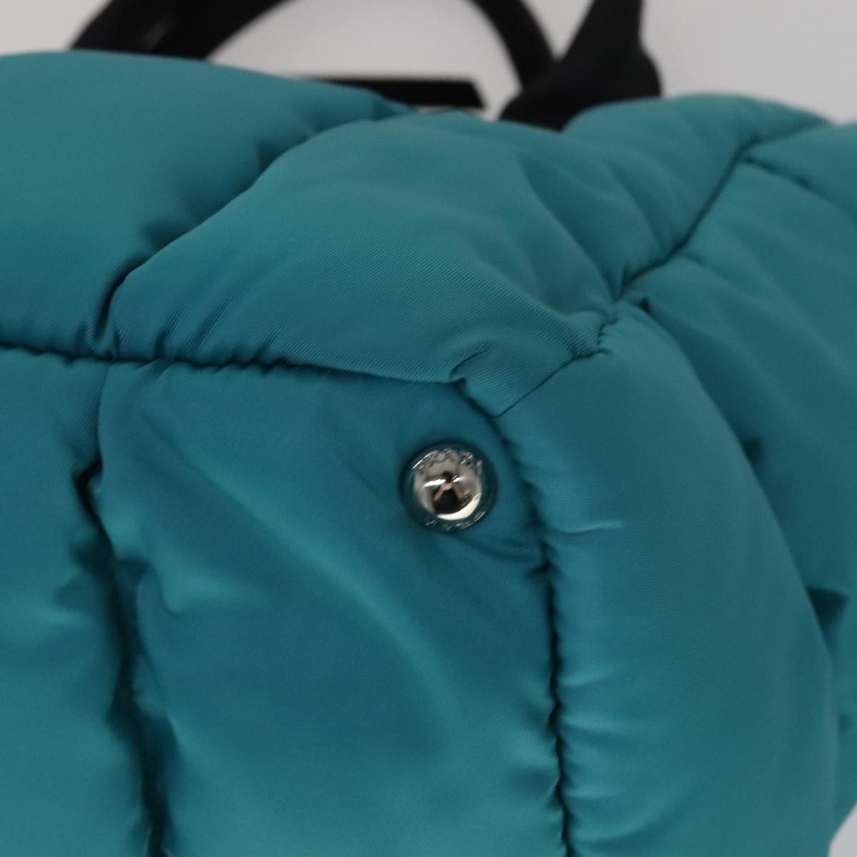 Prada Turquoise Synthetic Handbag (Pre-Owned) Size ONE SIZE - 18 Thumbnail