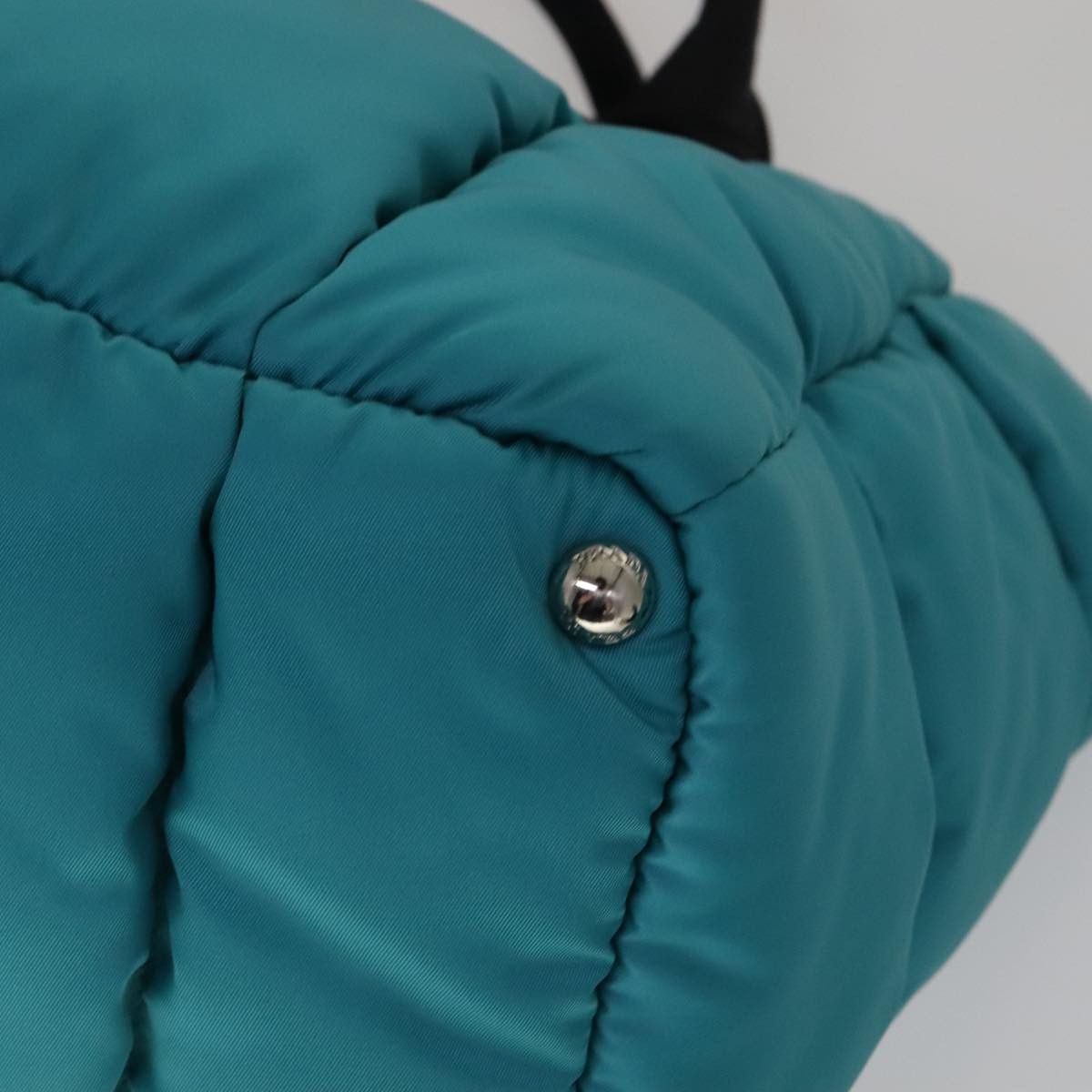 Prada Turquoise Synthetic Handbag (Pre-Owned) Size ONE SIZE - 8 Thumbnail