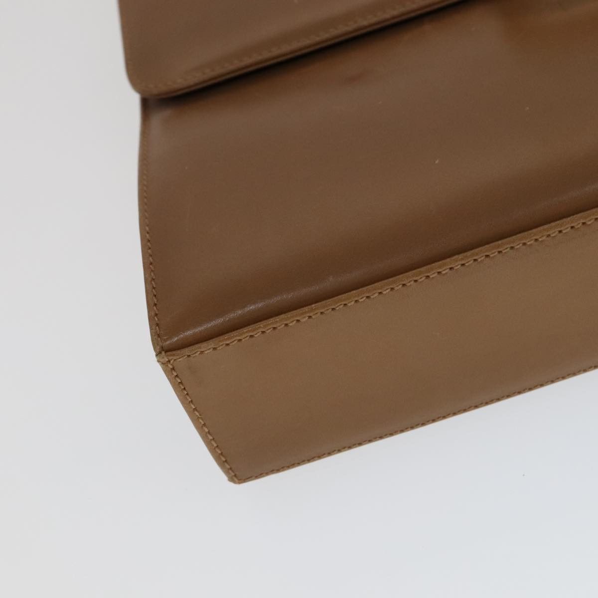 Salvatore Ferragamo Gancini Brown Leather Shoulder Bag (Pre-Owned) Size ONE SIZE - 9 Thumbnail