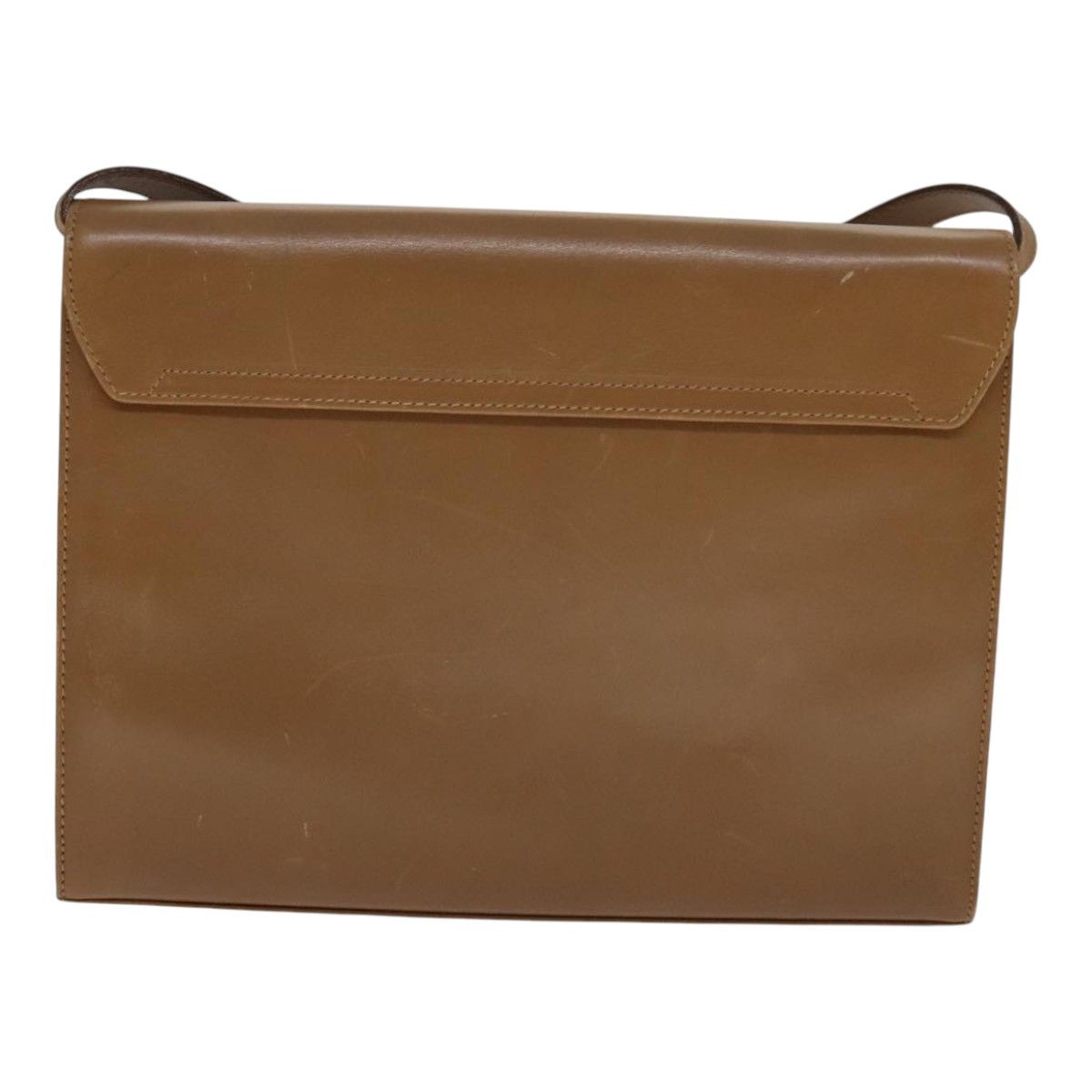 Salvatore Ferragamo Gancini Brown Leather Shoulder Bag (Pre-Owned) Size ONE SIZE - 2 Thumbnail