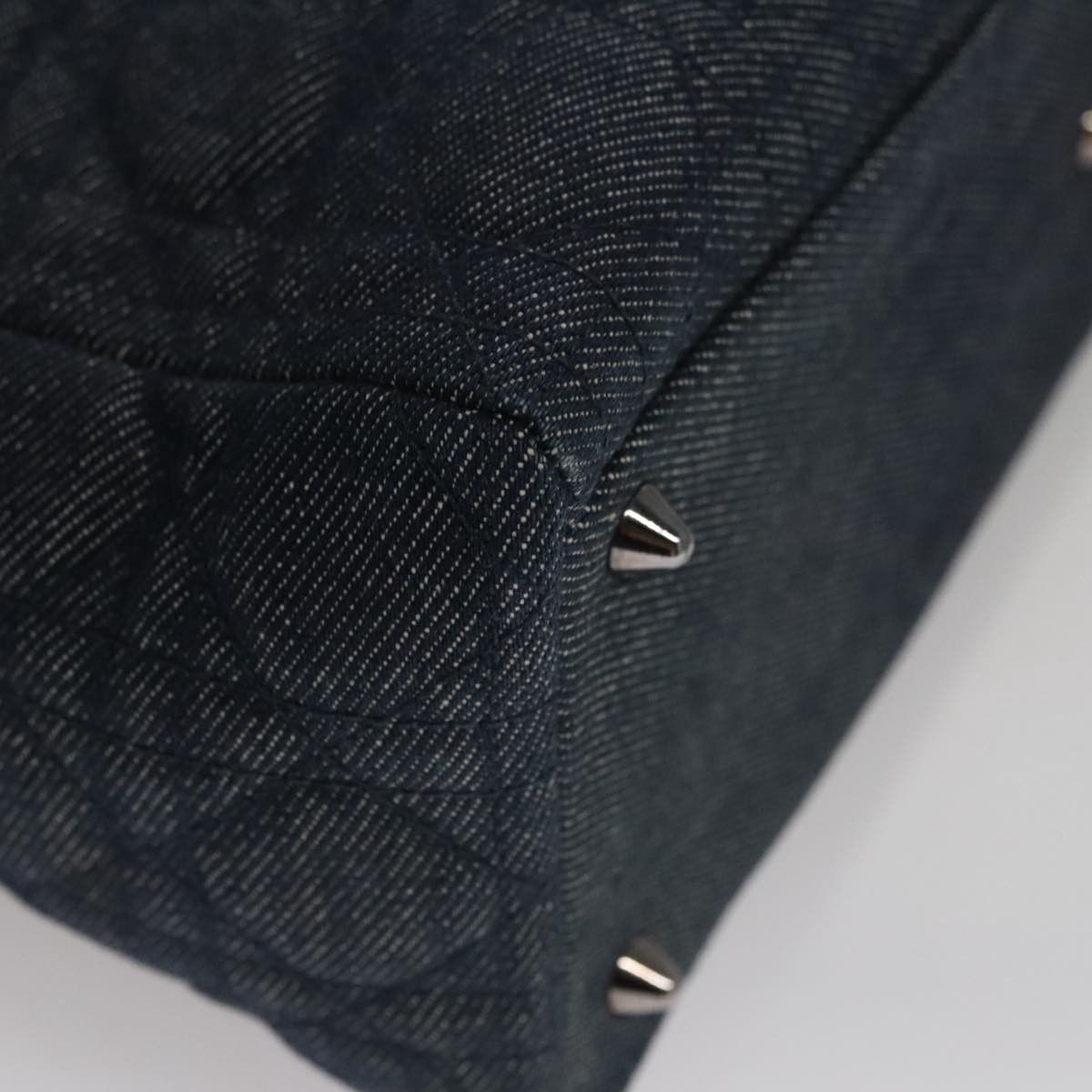 Dior Lady Navy Denim - Jeans Handbag (Pre-Owned) Size ONE SIZE - 7 Thumbnail