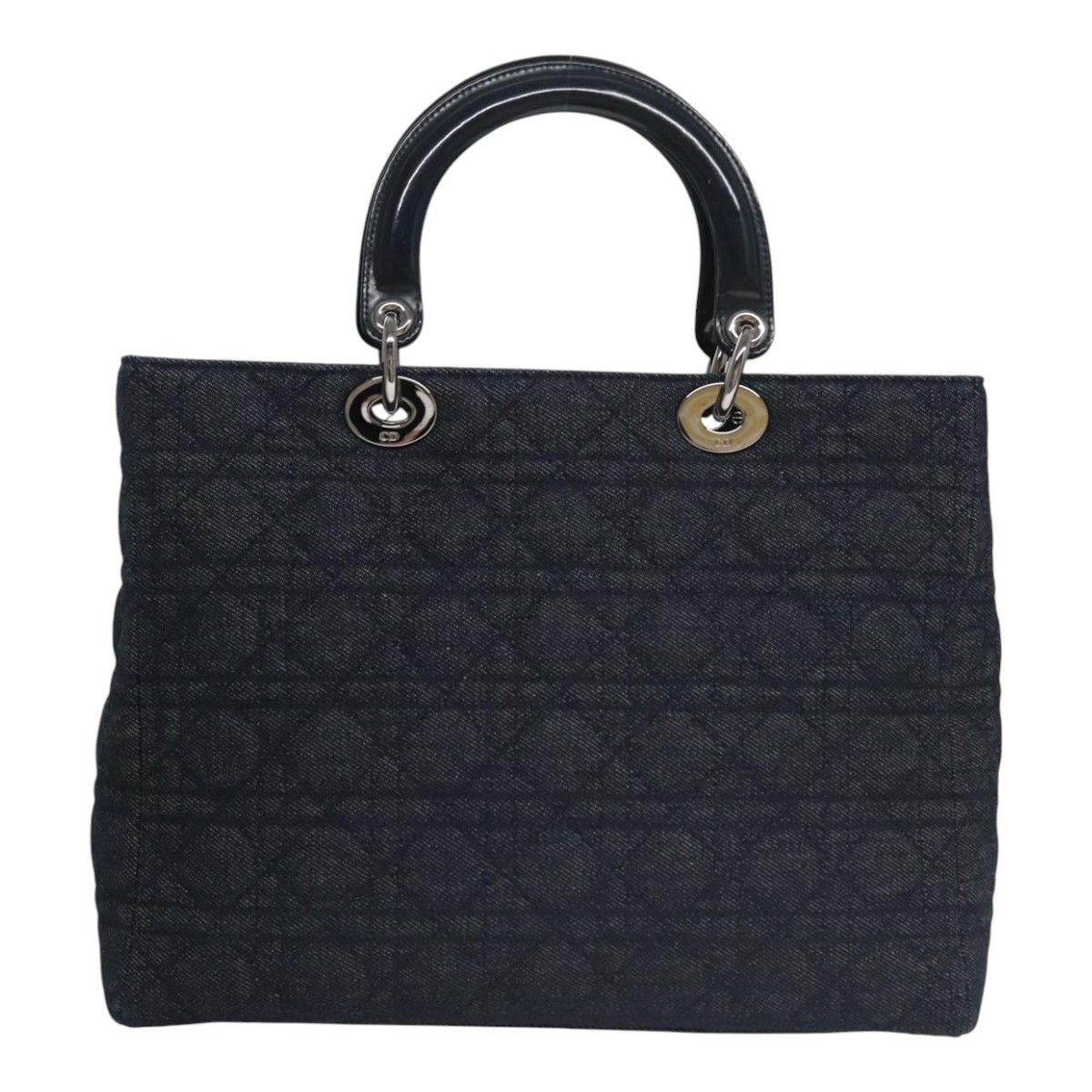 Dior Lady Navy Denim - Jeans Handbag (Pre-Owned) Size ONE SIZE - 2 Thumbnail