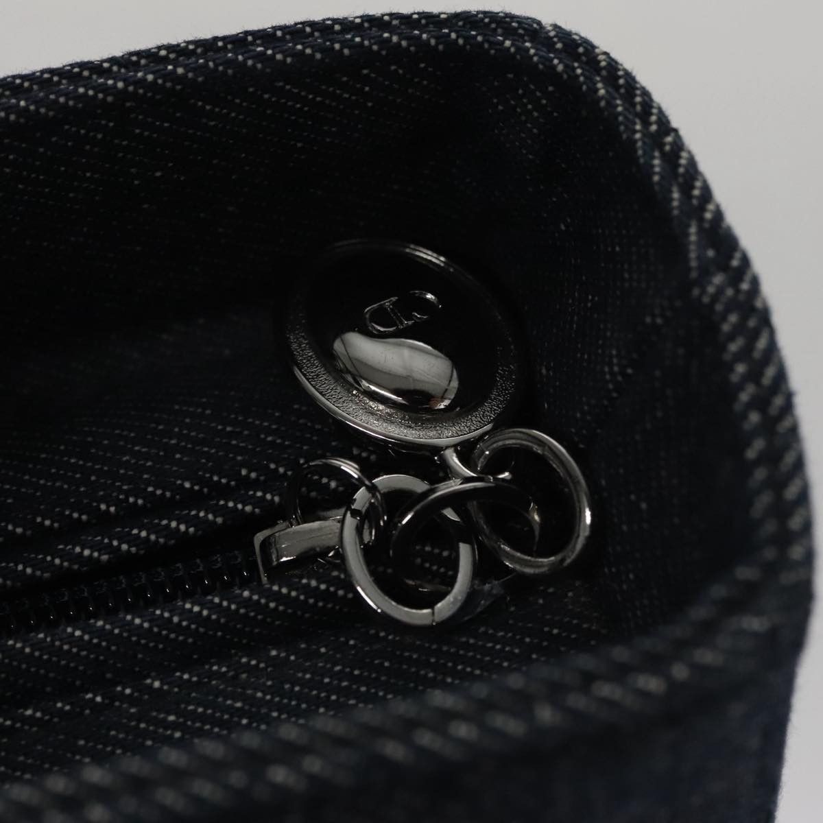 Dior Lady Navy Denim - Jeans Handbag (Pre-Owned) Size ONE SIZE - 11 Thumbnail