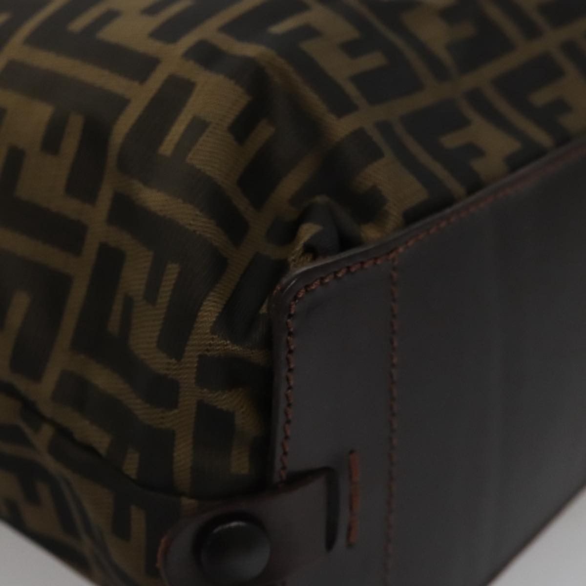 Fendi Zucca Brown Canvas Handbag (Pre-Owned) Size ONE SIZE - 7 Thumbnail