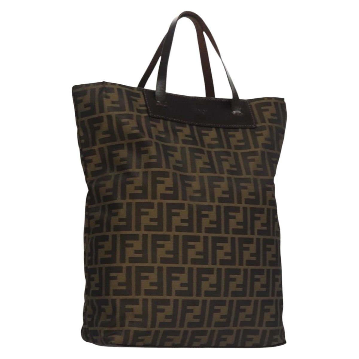 Fendi Zucca Brown Canvas Handbag (Pre-Owned) Size ONE SIZE - 15 Thumbnail