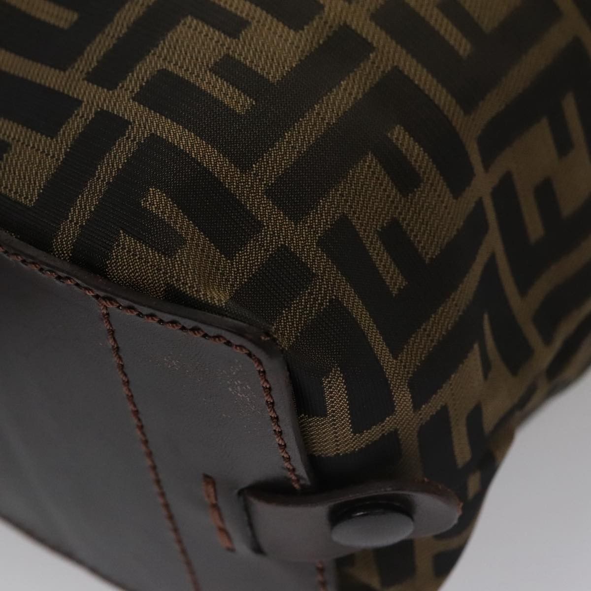 Fendi Zucca Brown Canvas Handbag (Pre-Owned) Size ONE SIZE - 10 Thumbnail