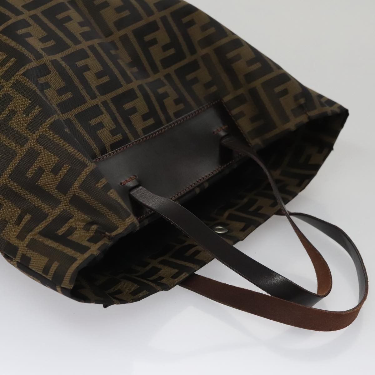 Fendi Zucca Brown Canvas Handbag (Pre-Owned) Size ONE SIZE - 16 Thumbnail